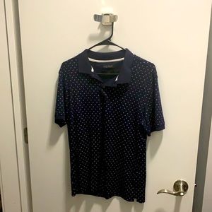 Navy Dotted Polo